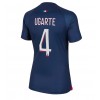 Paris Saint-Germain Manuel Ugarte #4 Hemmatröja Dam 2023-24 Korta ärmar